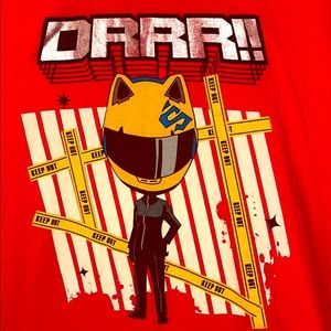 Durarara T-shirt red super nice graphics